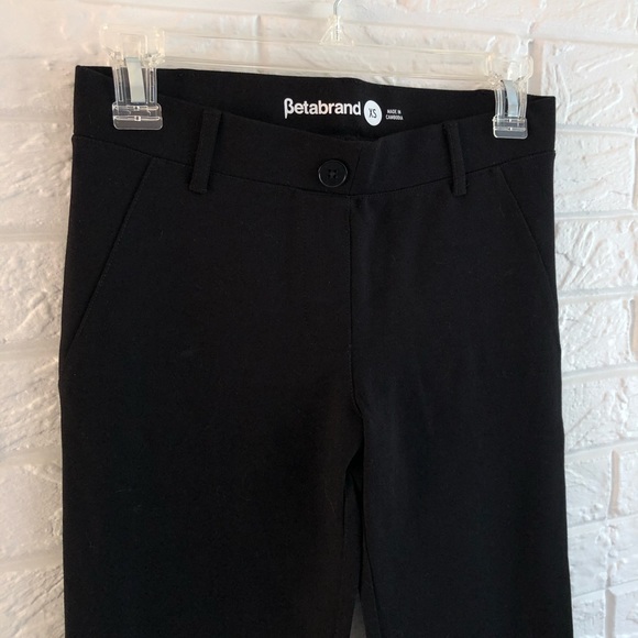 Betabrand Black Bootcut Dress Pants - Picture 4 of 10
